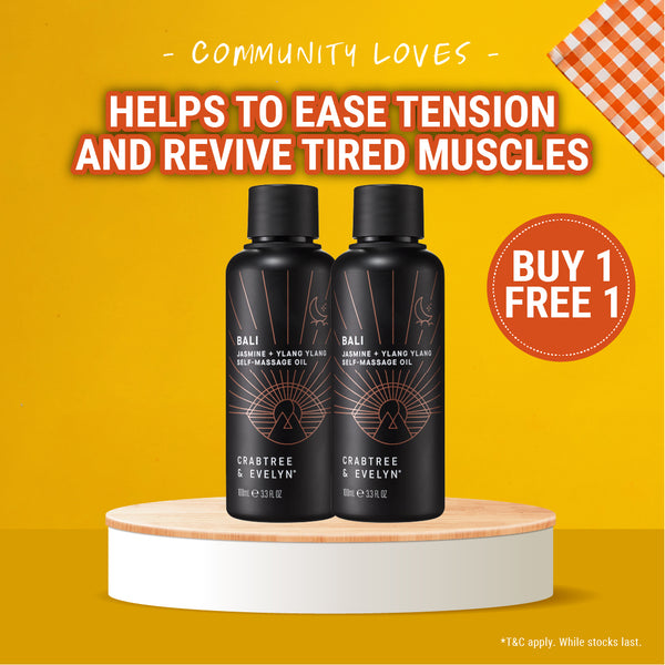 [Buy 1 Free 1] Jasmine + Ylang Ylang Self Massage Oil - 100ml