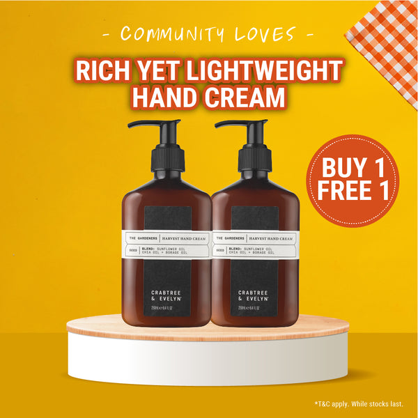 [Buy 1 Free 1] Harvest Hand Cream - 250ml