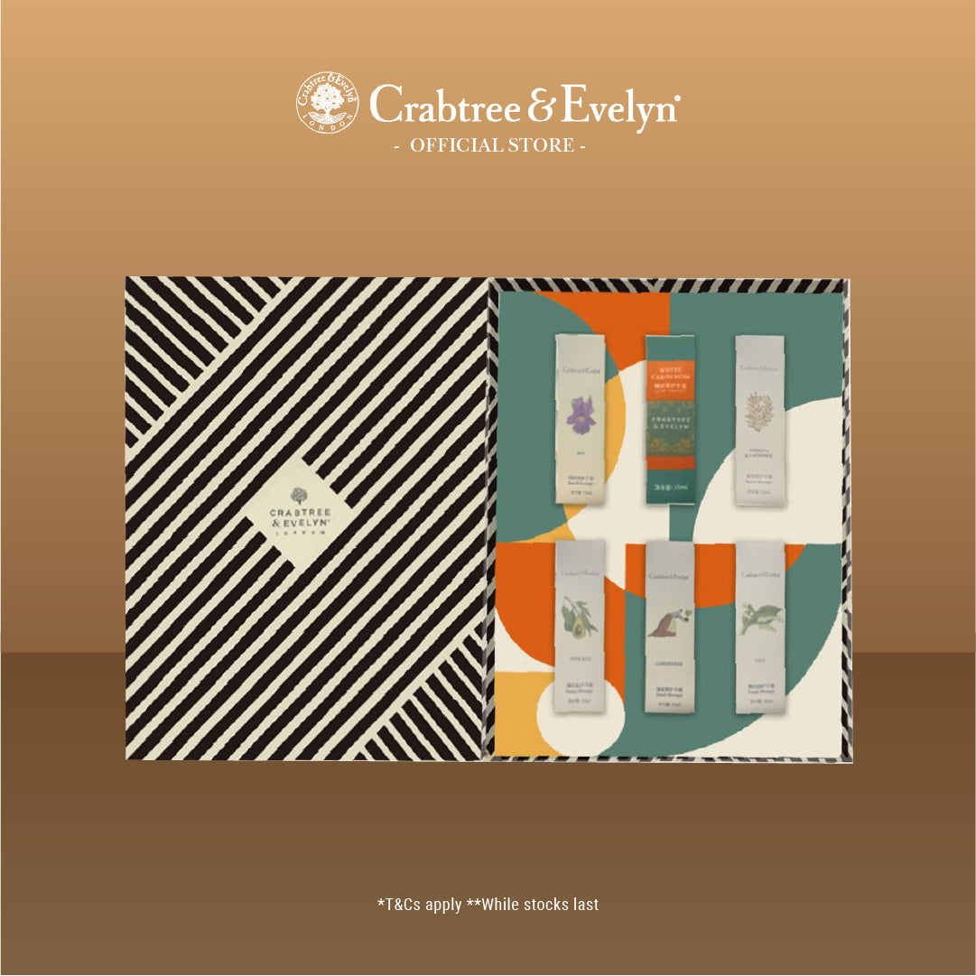 Limited Edition) Holiday 6-pcs Hand Cream Set - Crabtree