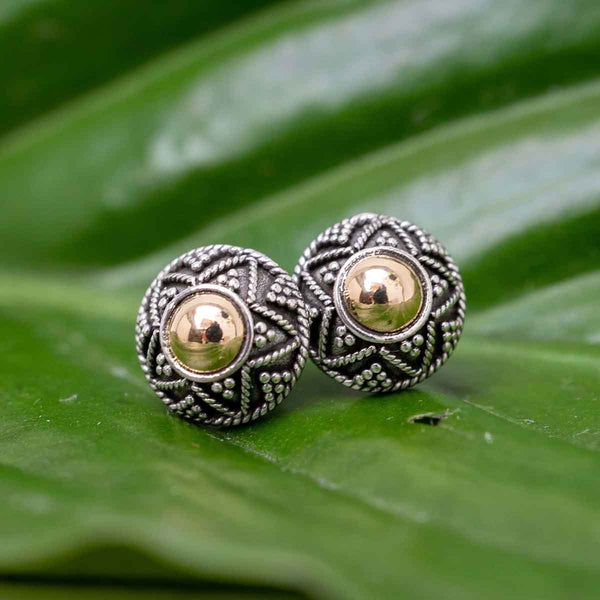 Bali-Hand crafted Silver Earrings