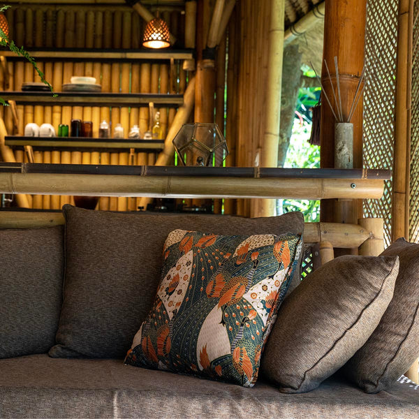 Bali-Printed Cushion Cover